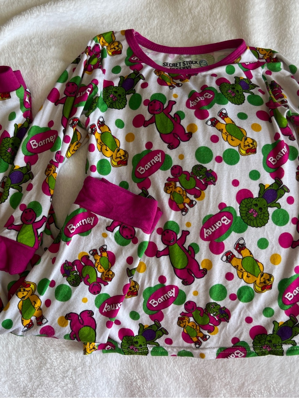 Barney Bamboo Kids Pajama Set